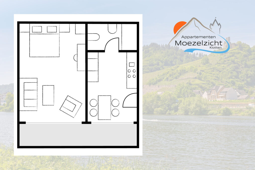 Plattegrond van appartement Walküre