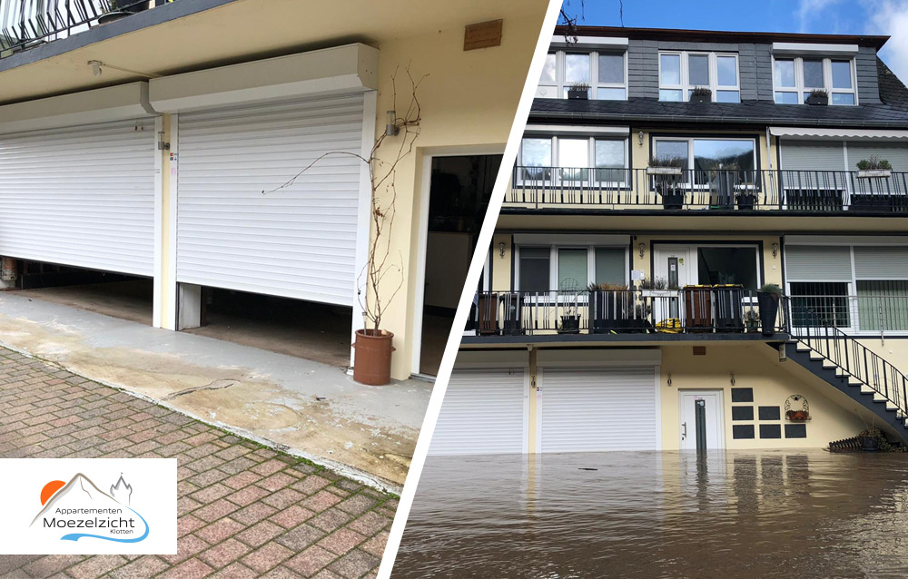 Moezelzicht in de winter, wanneer de appartementen worden opgeknapt voor het nieuwe seizoen